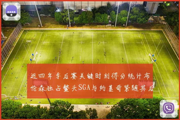 近四年季后赛关键时刻得分统计布伦森独占鳌头SGA与约基奇紧随其后